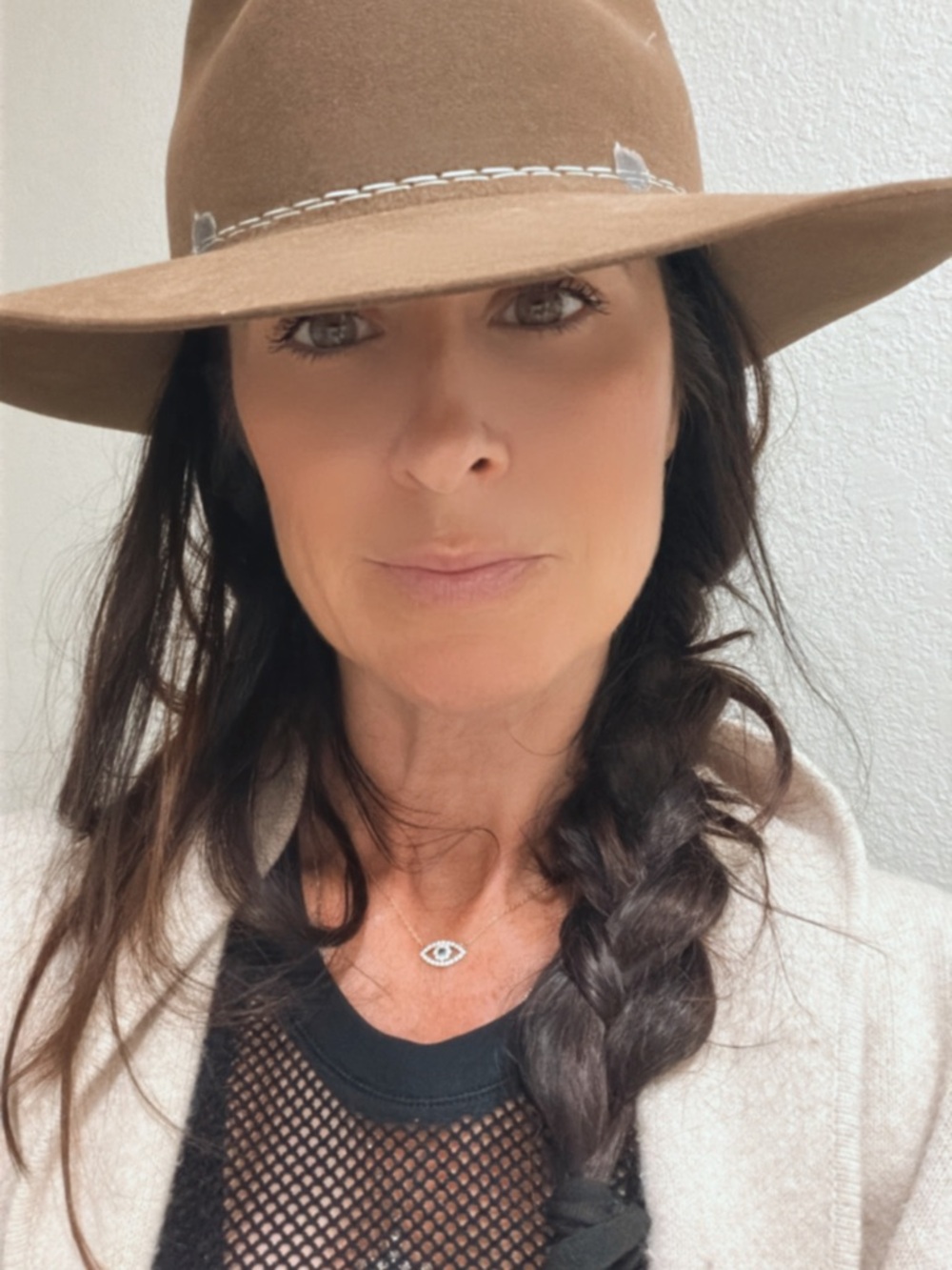 Kemosabe custom hat Brown Women's Felt Fedora Hat - Picture 7 of 7